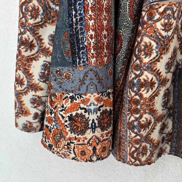 Flint & Moss Boho Midi Skirt Size L Gypsy Hippie Festival Patchwork Cowgirl - Picture 6 of 9